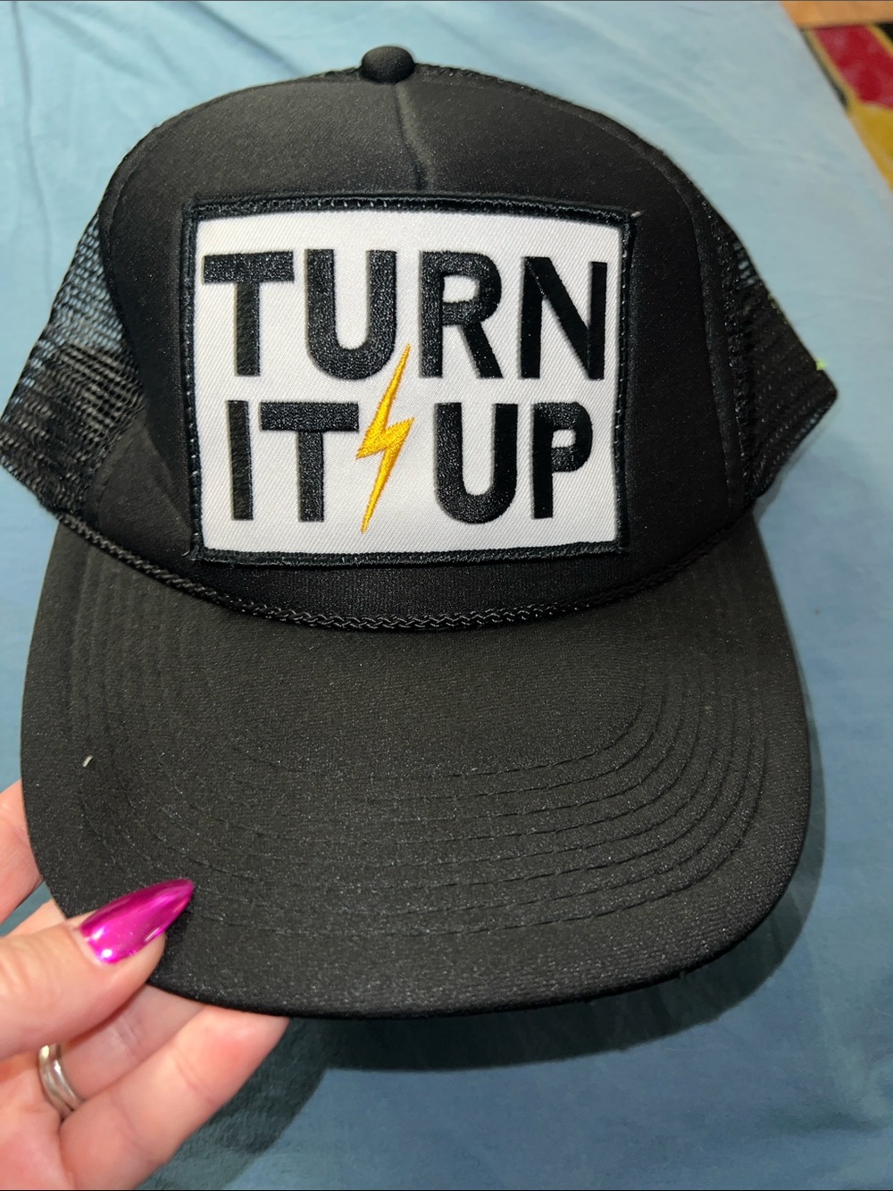 Aviator Nation Turm it Up Bolt Snap back Hat Unisex OS